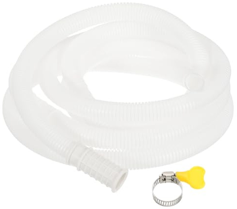 PATIKIL 9.84ft Klimaanlagen Ablaufkit Universeller AC Ablaufschlauch | Verbindungsschlauch, Mit Klemme Gummi Adapter, Für Mini-Split Fenster AC Einheit Entfeuchter Wasserhahn