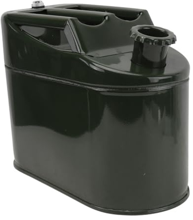 Amosfun Tanica Per Benzina Portatile in Metallo Maniglia Secchio Per Auto Contenitore Per Benzina Riutilizzabile Per Trasporto e Conservazione