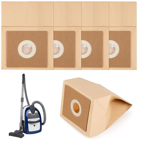 5 Pack Vacuum Cleaner Bags Compatible with Bush VCB35B15C1J7W-70, VYTRONIX RBC02 BC-402 BC-501, Argos Value VC-401 VC-402, Strong Paper Dust Bags with 5-Layer Filtration, Vacuum Cleaner Accessories