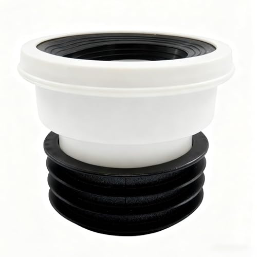 Straight WC Toilet Pan Connector, 110 mm Toilet Drain Pipe, PP Straight Drain Pipe