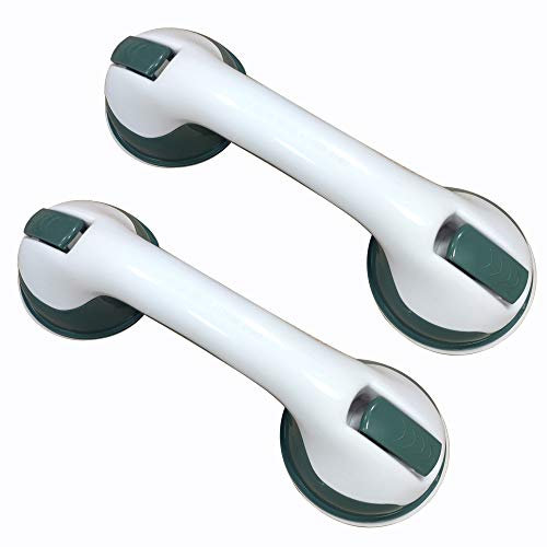 SAILUN® 2 Stück Super Wannengriff Badewannengriff Duschgriff Haltegriff Sauggriff Duschgriff mit Saugnäpfen - Sucker Handrail (2 Stück)