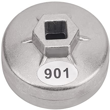 AHL 65mm 14 Flûtes 901 Outils de démontage Clé à Douille Outil Clé de filtre à huile en Aluminium