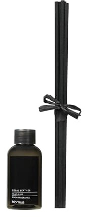 Blomus Raumduft Nachfüllset, Royal Leather, Schwarz