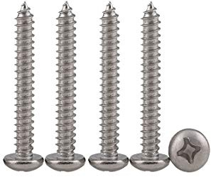 Drenky M3 x 20 mm träskruvar 100 st. linshuvudskruvar M3 plåtskruvar huvud korsfördjupning skruvar rostfritt stål A2 V2A helgängade självgängande universalskruvar