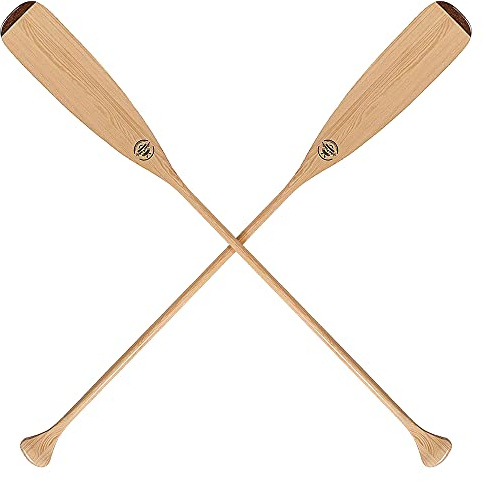 Canoe Paddel Set 2 pcs. Kanu-Paddle Typ: Biberschwanz/Beavertail Paddel aus Kiefernholz und Iron Wood 100% ökologisch Handgemacht in EU