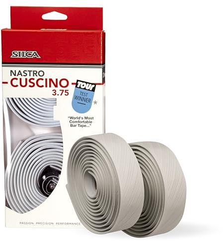 SILCA Cuscino Lenkerband Rennrad |2,5 mm und 3,75 mm Dicke für Straße/Schotter | Das Kit enthält eine extra dünne Butterfly-Klemmenabdeckung und Kompressionsendstopfen