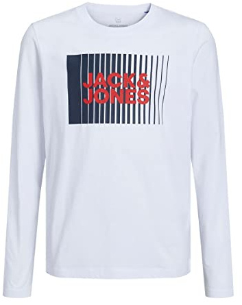 JACK & JONES Jjecorp Logo Tee Play Ls O-Neck Noos Jnr