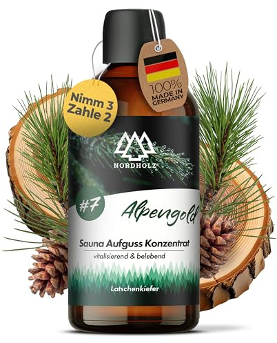 Nordholz Saunaaufguss 100ml, 60 Sorten, Premium Aufgussmittel Konzentrat