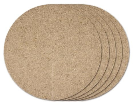 La Cordeline 5 Diques de Paillage Feutre Chanvre Naturel 800g/m², Tapis Protection Mauvaises Herbes, 100% Naturel et dégradable, Fabriqué en France