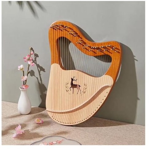 harfe instrument 21/24/27/32 Saiten Lyra Harfe Holz Geschenk Anfänger Mit Teilen(32)