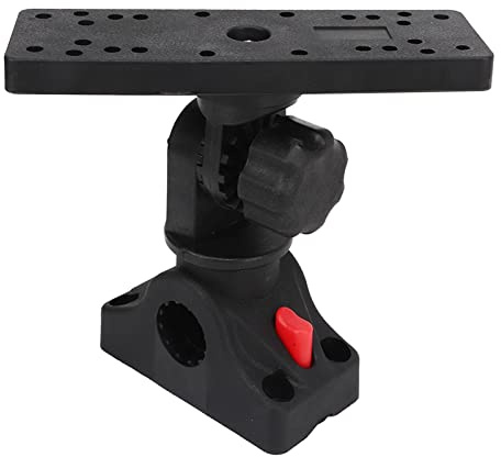 Scotty Fischfinder-Halterung, Fischfinder-Montagebasis, um 360 Grad Drehbar, um 360 Grad Drehbar, Fischfinder-Abdeckungsgurt, Beweglich, Universelle Bootselektronik