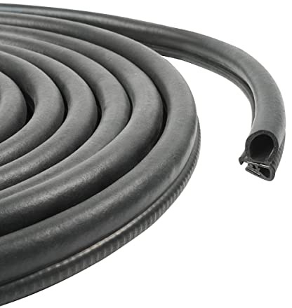 Flaconi Auto Türdichtung,Kantenschutz Dichtung,Gummidichtung,Schalldichter Dichtungsstreifen für Autos,Universelle Dichtungsprofil Gummidichtung Kofferraumdichtung für Autos,Boote,LKW (6M)