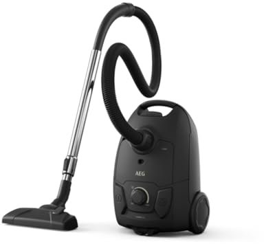 AEG Aspiradora de Trineo con Bolsa AB31C1GG, Multisuperficie, Compacta, Filtro HEPA Lavable, 750W, Depósito 3L, Radio 7.5m, Bajo Ruido 78dB, Cepillo DustPro, 2 Accesorios, Diseño Sostenible