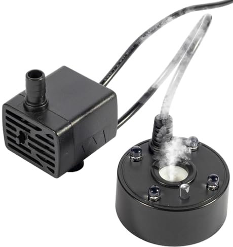 Vattenspruta Dimma Maker | Mister Mist Maker Damm Maker Machine | Ultraljud Nebulisator för Tenn, LED-ljusdimma, våt sprutmaskin