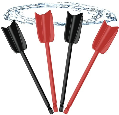 4 PCS Epoxy Resin Mixer Attachments, Durable Paint and Resin Mixer for Drill, Efficient Mixing Tools for Paint, Resin, Epoxy & DIY Projects