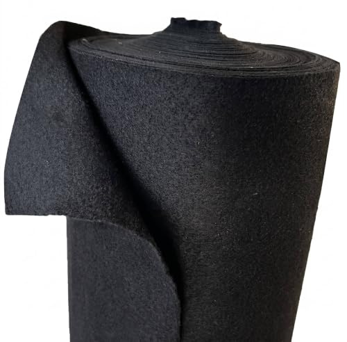 AFS Géotextile 120g/m² 20m x 0,5m | Feutre de Jardin Anti-Mauvaises Herbes, Drainage et Filtration, sous-Couche pour Gravier, Allée