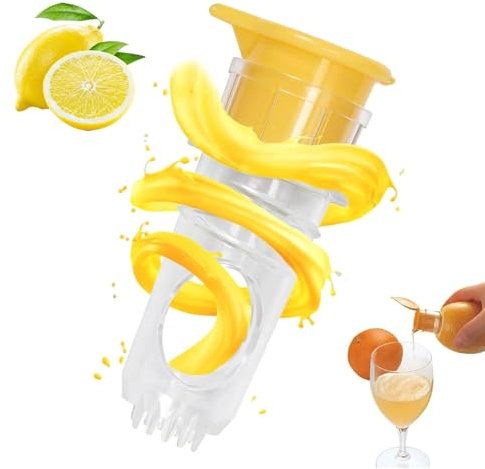 LERANXIN Spremi Limone Manuale | Spremilimone Manuale con Filtro e Coperchio | Limoni, Arance e Agrumi Spremi Limone | Non Servono Bucce, Spremitura Facile