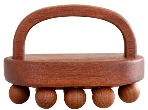 SXTYYH Hölzernes Meridian Bürste Zellulitis Massagebürste Mit Griff Manuell Holztherapie Meridian-Druckbürste for Body Sculpting, Körperentspannung