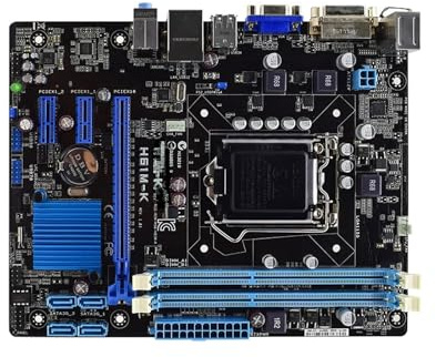 Motherboard Fit For ASUS H61M-K Motherboard Support I5-2500K 3570K I7-3770K 2600 I3-3250T 2100 CPU 2×DDR3 DIMM 1600MHz LGA1155 SATA2 MATX Mainboard