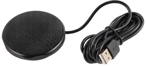 TOVINANNA 360degree Pickup Microphone for Conference and Recording USB Condenser Microphone for Computer for Video Conferencing and Meetings