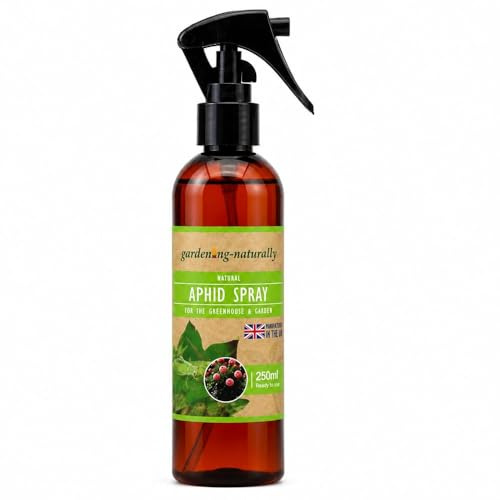 Natural Aphid Spray or Concentrate for Greenhouse & Garden Plants – Aphid Control Treatment with Seaweed Extract – Ready to Use 250ml or 500ml Makes 5L (250ml Ready to Use)