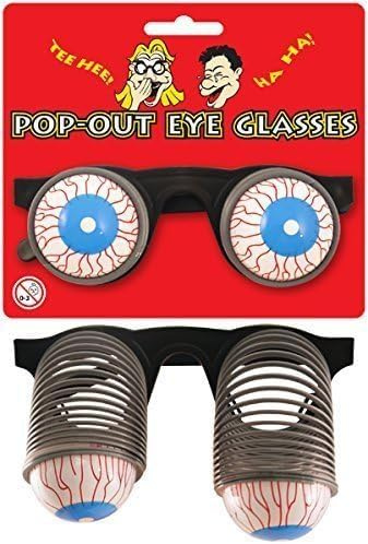 1 x Zum Rausdrücken Augen Neuheit Brille