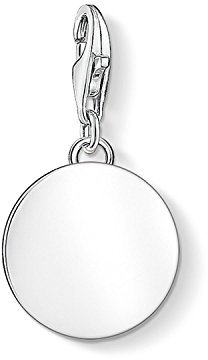 Thomas Sabo Damen Charm-Anhänger Coin Charm Club 925 Sterling Silber 1428-001-21