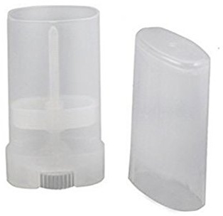 Lot de 10 Récipients en Plastique Vides Ovales de 15 mL pour Déodorant, Stick à Lèvres, Tubes de Pommade - Boîtier pour Stick à Lèvres Maison, Crayon, Pommades et Flacons