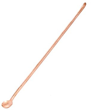 NKlaus Räucherwerk mit Kupferlöffel, 13cm, für Weihrauch, Kräuter, 1 Stück | Löffel aus Kupfer; Handarbeit; zum Räuchern