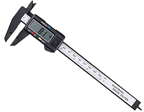 Messschieber Digital,Asudaro 150mm Profession Messschieber Kunststoff Schieblehre Messwerkzeuge Elektronische Digital-Messschieber mit LCD Display für Haushalt und Industrie Messung Messlehre