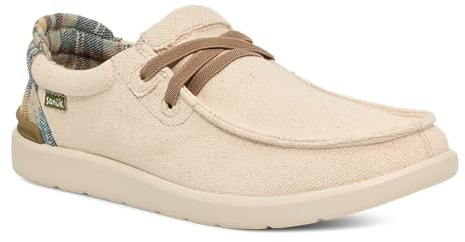Sanuk Shaka Lite 2, Mocasín Hombre, Crema, 43 EU