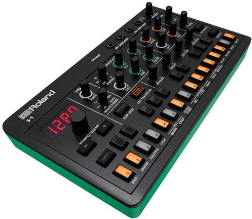 Roland AIRA Compact S-1 Tweak Synth | Ultraportabler Mikro-Polysynthesizer mit modernen Werkzeugen | D-Motion Soundsteuerung | 4,5 Stunden kabelloser Akkubetrieb | leicht & robust
