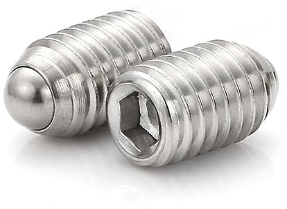 YINRUISCREW M8 Gewinde Innensechskant Kugel Federnde Druckstücke 10 Stück M8 Kugelstößel (M8 x 16 mm)