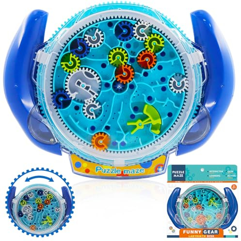 3D Labyrinth Puzzle,Geschicklichkeit Labyrinth Puzzle,Kugellabyrinth Spiel | Partyspaß Geduldspiele,Geschenke,Geschicklichkeitsspiel für Kinder ab 3+ Jahren