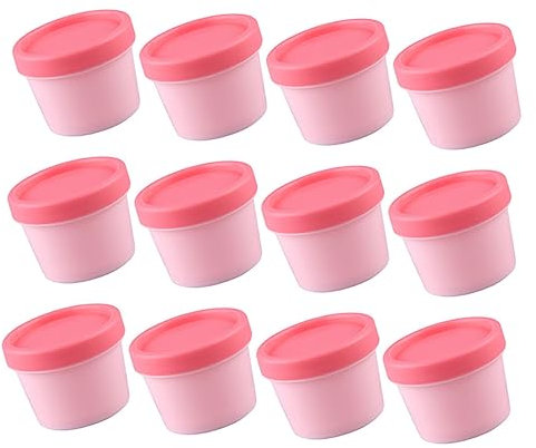 Angoily 12St Gesichts maske Flasche Gesichts maske kleine Kosmetikbehälter auslaufsichere Reisebehälter lagercontainer vorratsbehälter Buttercreme Creme Unterglas Füllung, 50EM1412N5E9TUI9AOS0