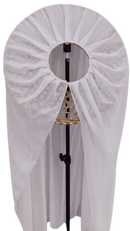 Anime Tian Guan Ci Fu konisk bambumatt, Xie lian slöja hatt cosplay-rekvisita, anime cosplay rekvisita tillbehör för halloween födelsedagsfester