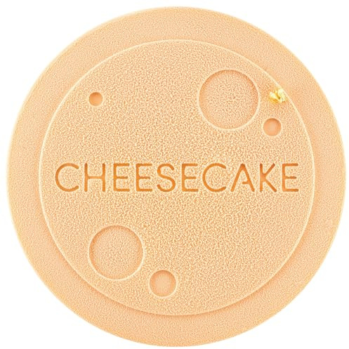 Silikomart Tapis décoratif en silicone de 18 cm de diamètre x 0,2 cm de haut, CheesecakeDecor