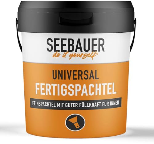 SEEBAUER diy Universal-Fertigspachtel Innen 1,5kg - Feinspachtel mit guter Füllkraft für den Innenbereich