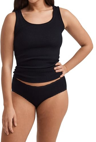 DILLING Culotte midi en Laine mérinos pour Femme - Noir 36