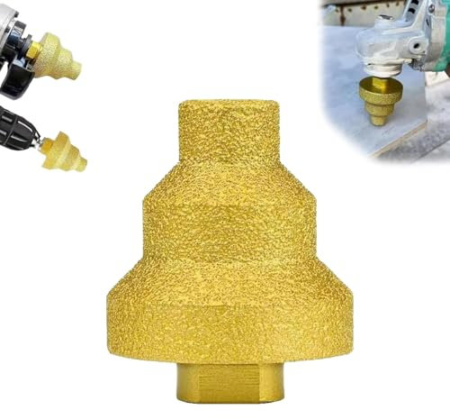 Multilayered Cone Reamer,20mm 35mm 50mm Multi Layer Tapered Reamer,Diamond Cone Tile Bit,Step Drill Bit Set,Suitable for metal, tiles, marble; applicable to concrete, tiles, marble, engineered stone