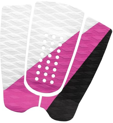 Surfboard Traction Pad, Skimboard Grip Pad,12.2x11.8 Inches Shock Resistant Lightweight Easy Peel, Surfing Accessory for Snowboarding, Water Sports, Balance and Control