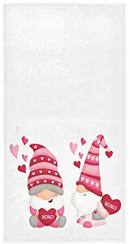 Schnell Trocknend Sporthandtuch Süßer Gnom Gästetuch Weich Badetuch für Hotel Damen Männer 40X70cm