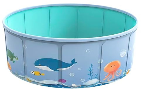 MZQMK Piscinas Familiares Redondas De Tierra, Piscinas Desmontables Grandes, Piscina No Hinchable, para Interiores Y Exteriores, para Niñas Y Niños(160cm/63in)