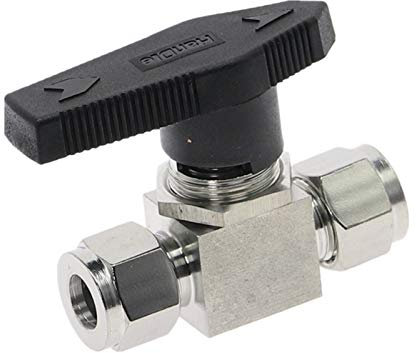 HCVYQMMJ Needle Valve Ball Valve Stainless Steel SS 304 Hydraulic Pipe Ball Valve Female Compatible with Tube-line and Pipeline Tube OD 3MM 4MM 6MM 8MM 10MM 12MM(8mm OD Tube)