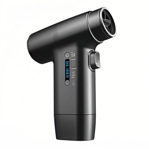 ZHENNB Ventilatore portatile portatile 3000mAh Ventilatore d'aria ricaricabile 6 velocità regolabile 80000RPM per viaggi Uso industriale all'aperto Ventilatore portatile a velocità regolabile