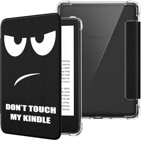 Fintie Hülle für 6 Kindle (11. Generation) – 2024/2022 | Clear Weich TPU Case, Leichte Cover, Auto Sleep/Wake für 6 Zoll Kindle Basic, Don't Touch