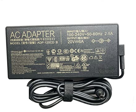 120W 20V 6A 4.5mm A17-120P2A ADP-120VH B ADP-120CH B ADP-120CD B AC Adapter for Laptop Compatible with ASUS ZenBook Flip