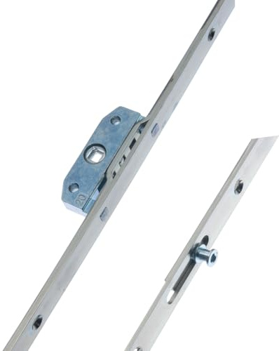 Espagnolette Bar Window Lock – High-Security Multipoint Locking System for uPVC, Timber & Aluminium Windows, Chrome Finish, Weather-Tight Seal (600mm x 22mm)