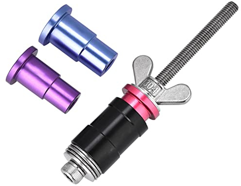 Herramienta de Casquillo de Choque Trasero, buje de Choque de Bicicletas, amortiguadores Traseros de bujes oculares, Herramienta de instalación de extracción con 3 adaptadores