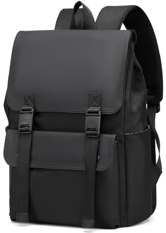 Lätt reseryggsäck Unisex Weekendutflykt Handbagage Dagsryggsäck Stor Sport Fitness Ryggsäck(Black)